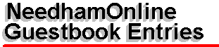 NeedhamOnline Guestbook